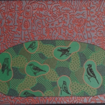 2024_Bayard_Les beaux oiseaux 100x70cm huile toile